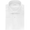 imageCalvin Klein Mens Non Iron Slim Fit Herringbone French Cuff Dress Shirt White 18quot Neck 34quot35quot Sleeve