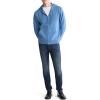 imageCalvin Klein Mens Relaxed Fit Archive Logo Fleece Full Zip HoodieBlue Horizon