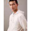 imageCalvin Klein Mens Relaxed Fit Archive Logo Fleece Full Zip HoodieChalk