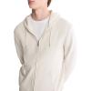 imageCalvin Klein Mens Relaxed Fit Archive Logo Fleece Full Zip HoodieChalk