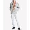 imageCalvin Klein Mens Relaxed Fit Archive Logo Fleece Full Zip HoodieHeroic Grey Heather