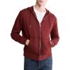 imageCalvin Klein Mens Relaxed Fit Archive Logo Fleece Full Zip HoodieRusted Root