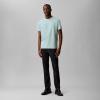 imageCalvin Klein Mens Relaxed Fit CK Logo Crewneck TShirtBlue Surf