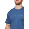 imageCalvin Klein Mens Relaxed Fit CK Logo Crewneck TShirtEnsign Blue