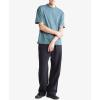 imageCalvin Klein Mens Relaxed Fit Monogram Logo Crewneck TShirtBlue Lake