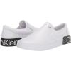 imageCalvin Klein Mens Ryor SneakerWhite Tumbled Leather 143