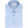imageCalvin Klein Mens Slim Fit Non Iron Solid French Cuff Dress Shirt  Amazon ExclusiveBlue