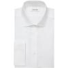 imageCalvin Klein Mens Slim Fit Non Iron Solid French Cuff Dress Shirt  Amazon ExclusiveWhite