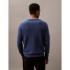 imageCalvin Klein Mens Smooth Cotton Crewneck SweaterInsignia Blue
