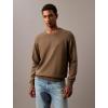 imageCalvin Klein Mens Smooth Cotton Crewneck SweaterTarmac