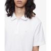 imageCalvin Klein Mens Smooth Cotton Monogram Logo Polo ShirtBrilliant White