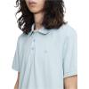 imageCalvin Klein Mens Smooth Cotton Monogram Logo Polo ShirtDove Blue