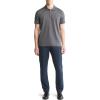 imageCalvin Klein Mens Smooth Cotton Monogram Logo Polo ShirtForged Iron