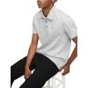imageCalvin Klein Mens Smooth Cotton Monogram Logo Polo ShirtHeroic Grey Heather