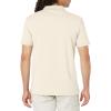 imageCalvin Klein Mens Smooth Cotton Monogram Logo Polo ShirtNatural Heather