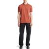 imageCalvin Klein Mens Smooth Cotton Monogram Logo Polo ShirtRoasted Russet