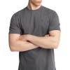imageCalvin Klein Mens Smooth Cotton Solid Crewneck TShirtForged Iron