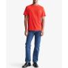 imageCalvin Klein Mens Smooth Cotton Solid Crewneck TShirtHigh Risk Red