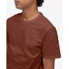 imageCalvin Klein Mens Smooth Cotton Solid Crewneck TShirtRoasted Russet
