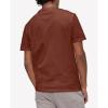 imageCalvin Klein Mens Smooth Cotton Solid Crewneck TShirtRoasted Russet