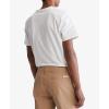 imageCalvin Klein Mens Smooth Cotton Solid VNeck TShirtBrilliant White