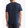 imageCalvin Klein Mens Smooth Cotton Solid VNeck TShirtDark Sapphire
