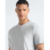 imageCalvin Klein Mens Smooth Cotton Solid VNeck TShirtHeroic Grey Heather