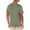 imageCalvin Klein Mens Smooth Cotton Solid VNeck TShirtShadow