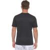 imageCalvin Klein Mens Standard Light Weight Quick Dry Short Sleeve 40 UPF Protection Active TopBlack
