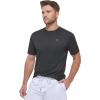 imageCalvin Klein Mens Standard Light Weight Quick Dry Short Sleeve 40 UPF Protection Active TopBlack