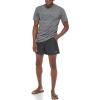 imageCalvin Klein Mens Standard Light Weight Quick Dry Short Sleeve 40 UPF Protection Active TopGrey Heather Logo