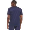 imageCalvin Klein Mens Standard Light Weight Quick Dry Short Sleeve 40 UPF Protection Active TopNavy