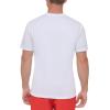 imageCalvin Klein Mens Standard Light Weight Quick Dry Short Sleeve 40 UPF Protection Active TopWhite Logo