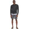 imageCalvin Klein Mens Standard UPF 40 Long Sleeve Quick Dry Swim ShirtBlack