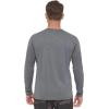 imageCalvin Klein Mens Standard UPF 40 Long Sleeve Quick Dry Swim ShirtGrey Heather