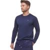 imageCalvin Klein Mens Standard UPF 40 Long Sleeve Quick Dry Swim ShirtNavy