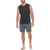 imageCalvin Klein Mens Standard UPF 40 Sleeveless Quick Dry Swim ShirtBlack
