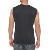 imageCalvin Klein Mens Standard UPF 40 Sleeveless Quick Dry Swim ShirtBlack
