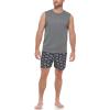 imageCalvin Klein Mens Standard UPF 40 Sleeveless Quick Dry Swim ShirtGrey Heather