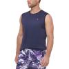 imageCalvin Klein Mens Standard UPF 40 Sleeveless Quick Dry Swim ShirtNavy