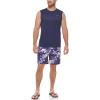 imageCalvin Klein Mens Standard UPF 40 Sleeveless Quick Dry Swim ShirtNavy