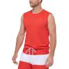imageCalvin Klein Mens Standard UPF 40 Sleeveless Quick Dry Swim ShirtRed