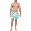 imageCalvin Klein Mens Standard Uv Protected Quick Dry Drawstring Patterned Swim TrunkAtlantis Watercolor