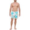 imageCalvin Klein Mens Standard Uv Protected Quick Dry Drawstring Patterned Swim TrunkAtlantis Watercolor