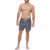 imageCalvin Klein Mens Standard Uv Protected Quick Dry Drawstring Patterned Swim TrunkBlack Logo