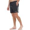 imageCalvin Klein Mens Standard Uv Protected Quick Dry Drawstring Patterned Swim TrunkBlack Monochrome