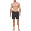 imageCalvin Klein Mens Standard Uv Protected Quick Dry Drawstring Patterned Swim TrunkBlack Monochrome