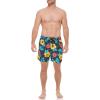 imageCalvin Klein Mens Standard Uv Protected Quick Dry Drawstring Patterned Swim TrunkBlack Multi Aloha