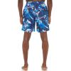 imageCalvin Klein Mens Standard Uv Protected Quick Dry Drawstring Patterned Swim TrunkBlue Palm