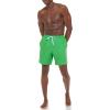 imageCalvin Klein Mens Standard Uv Protected Quick Dry Drawstring Patterned Swim TrunkGreen Logo